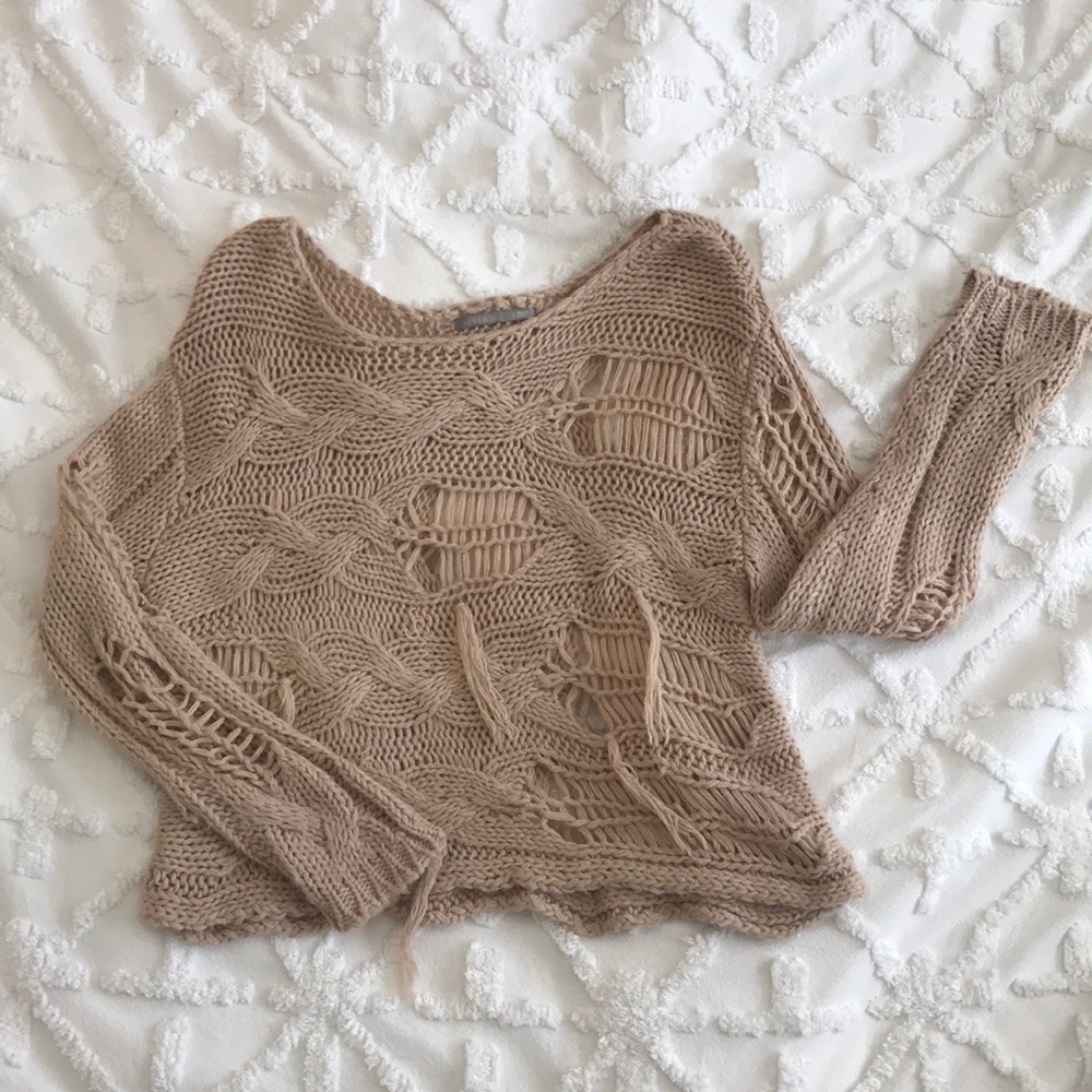 Brown Knit Sweater